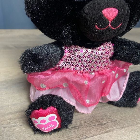 Build‎ a Bear 2014 Buddies LUCK Black Kitty, 9” Halloween Cat - Picture 3 of 8